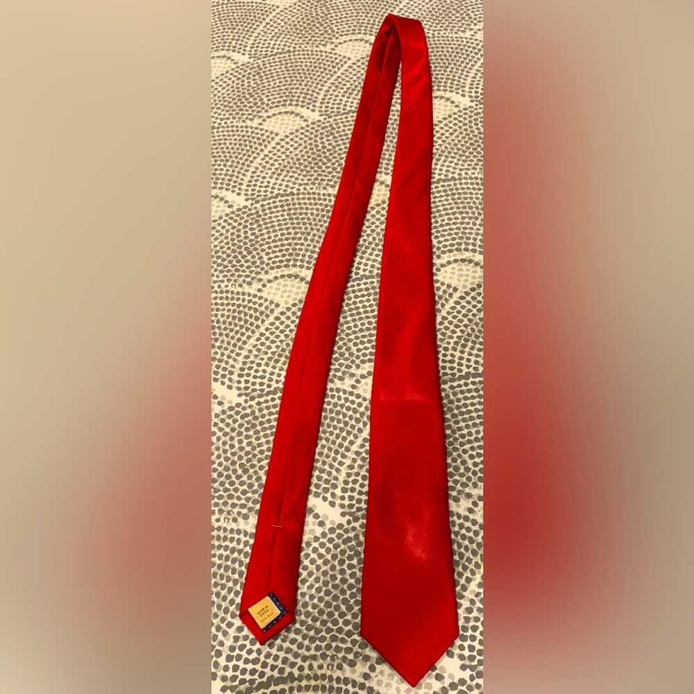 Boy’s CLASS CLUB GOLD LABEL Red Silk Tie